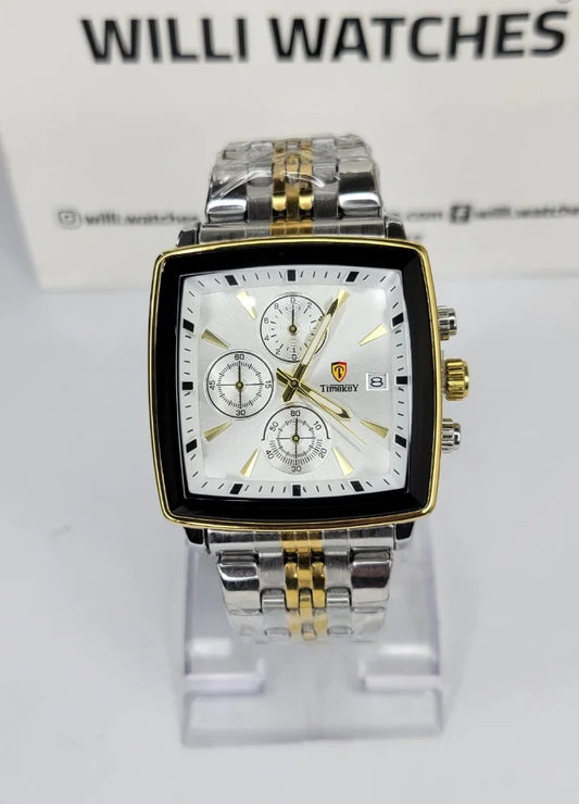 Timkey Boardroom Elite Classic Multi Function Square Men’s Watch TY-001
