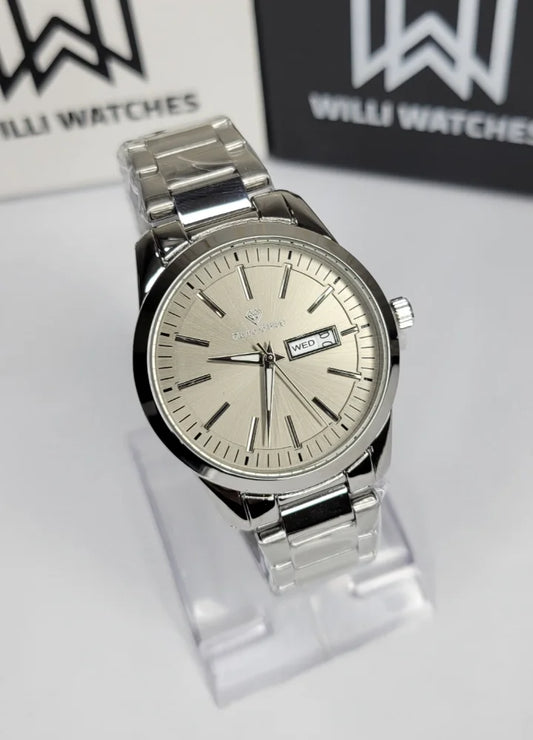 Prime Executive Touch Silver with Gray Dial Steel Watch DI-028