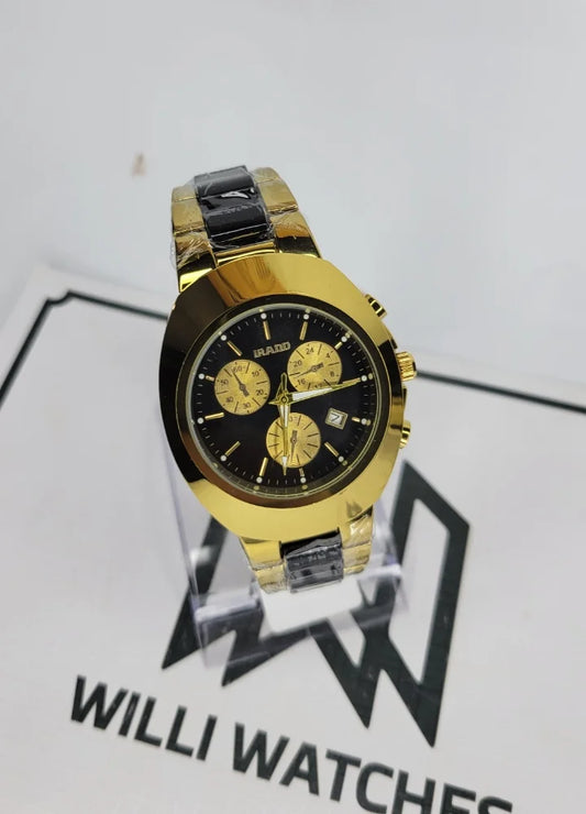 IRADO Two Tone with Black Dial Watch ID-006