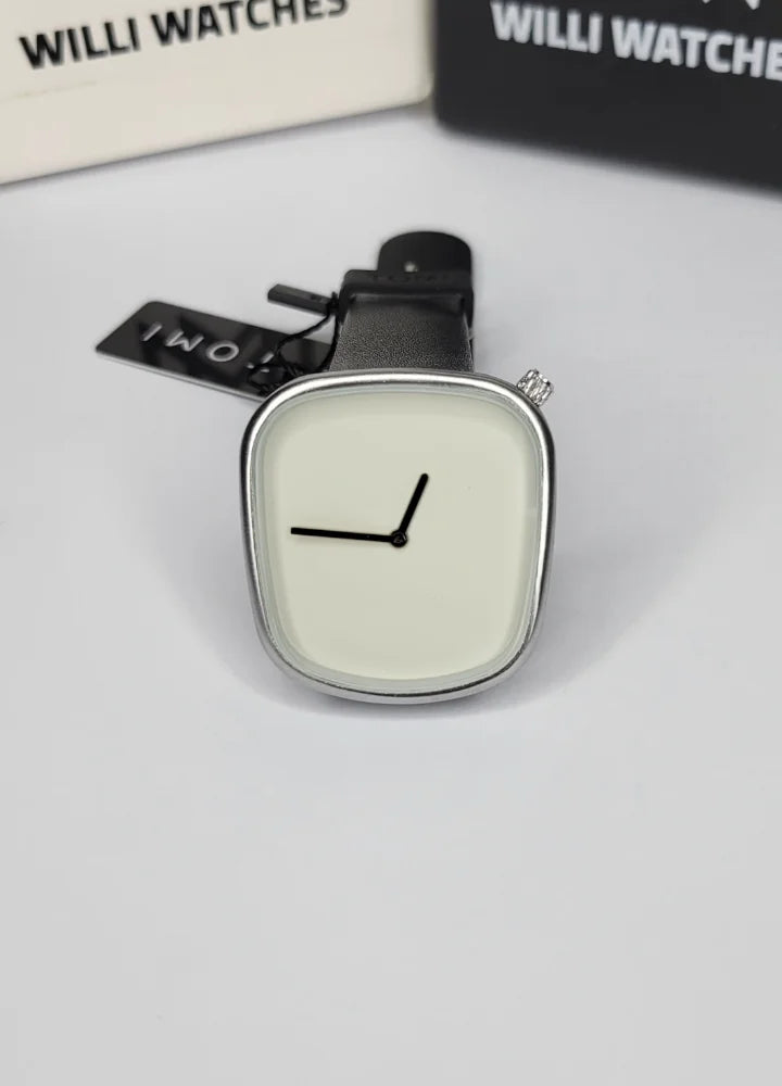 Classic Black Strap Watch – Simple & Stylish TM-020