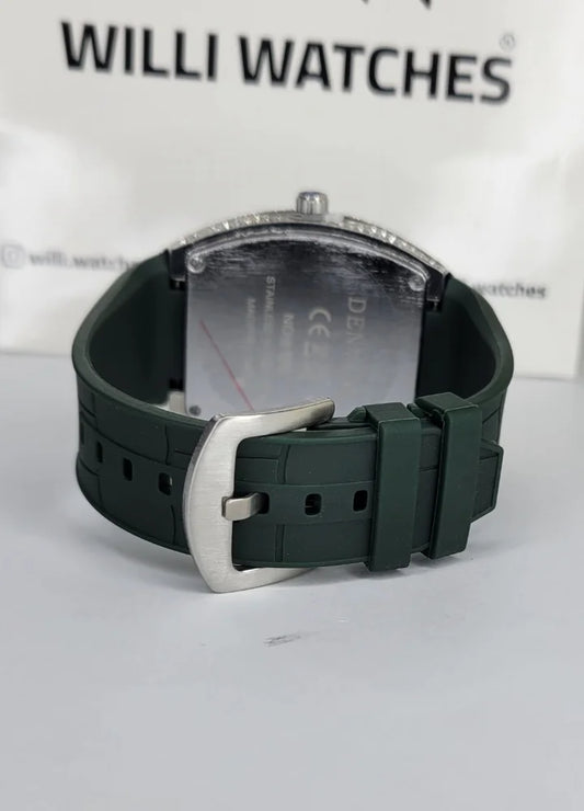 Denvosi Luxury Compass Dial Men’s Leather Strap Watch SK-009