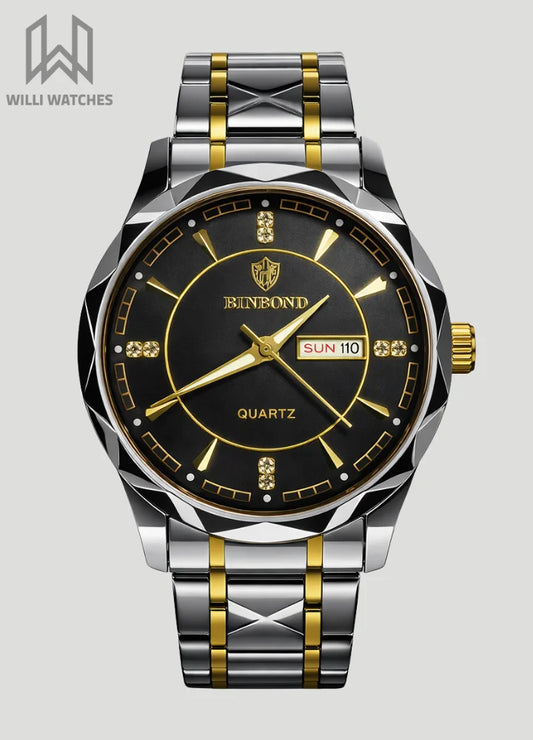 Binbond Two-Tone Black Business Watch BN-002