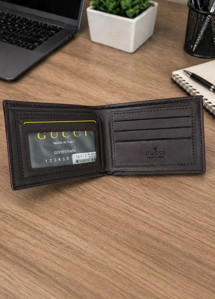 GG Slim Leather Wallet for Men Professional Office Use WL-003