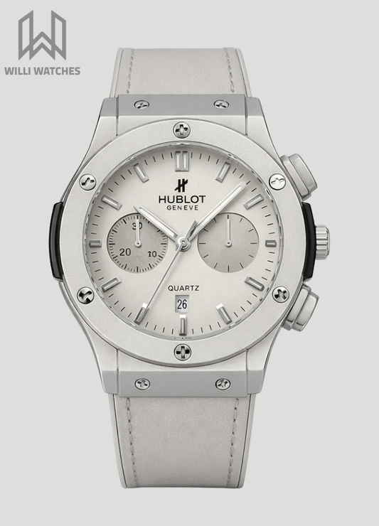 Hublot Classic Fusion Quartz with Light Grey Strap HB-017