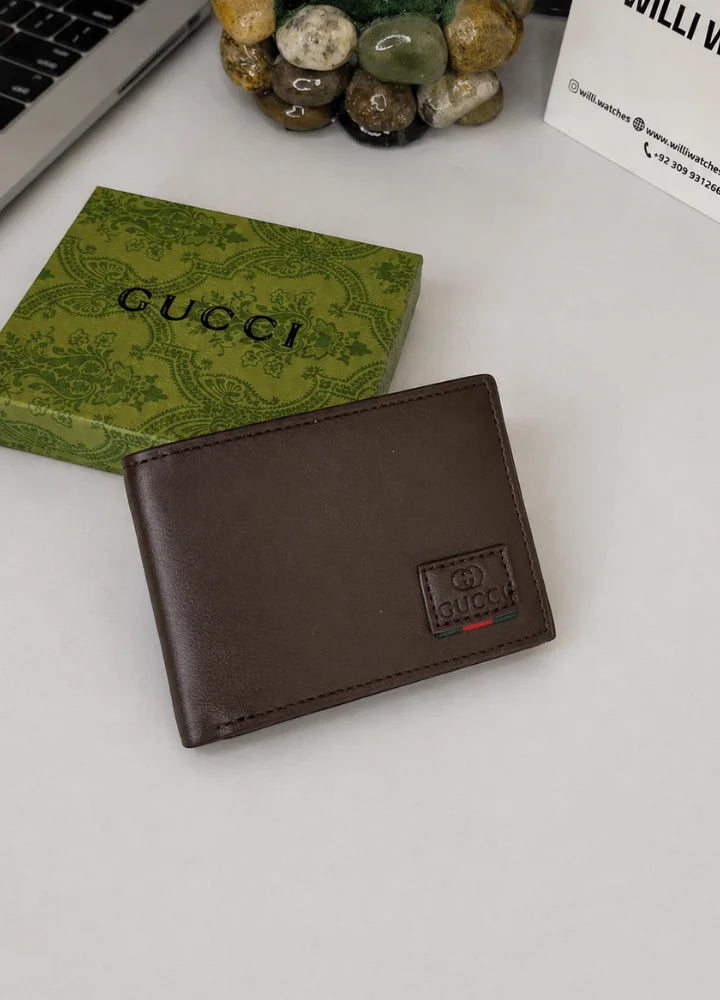 GG Slim Leather Wallet for Men Professional Office Use WL-003