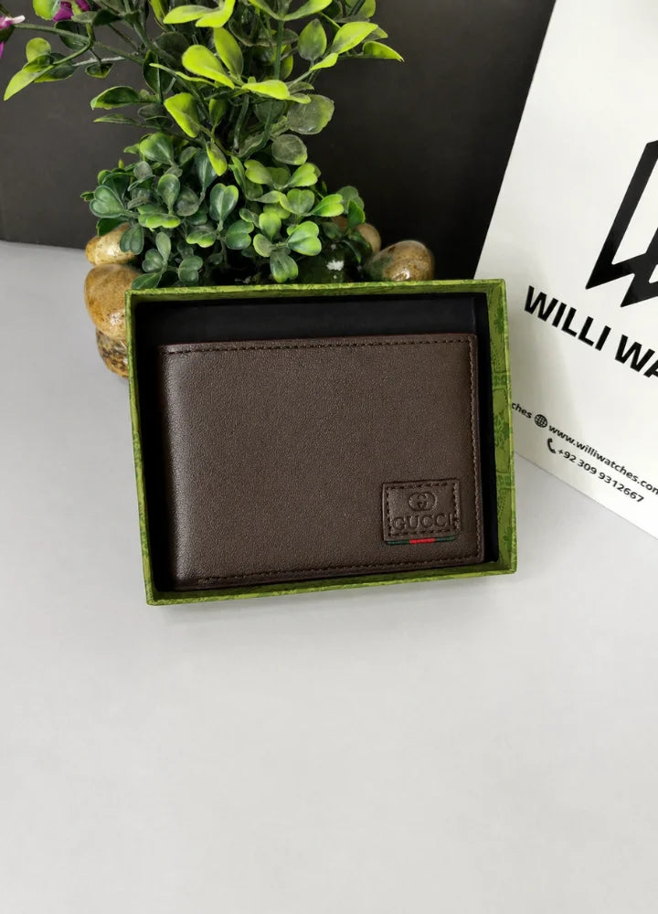 GG Slim Leather Wallet for Men Professional Office Use WL-003