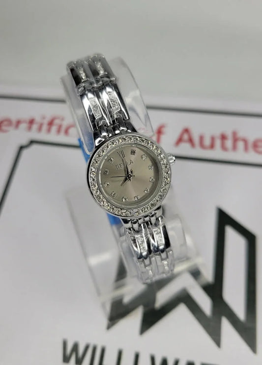Bella Silver Gray Diamond Watch for Her FM-004