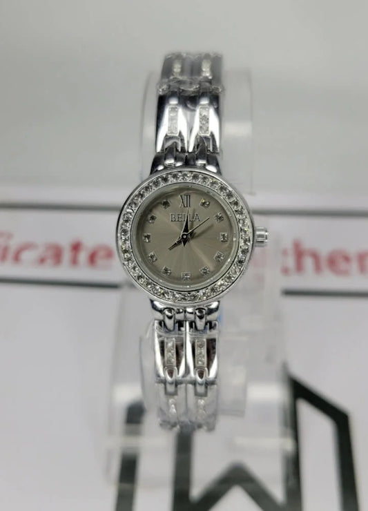 Bella Silver Gray Diamond Watch for Her FM-004