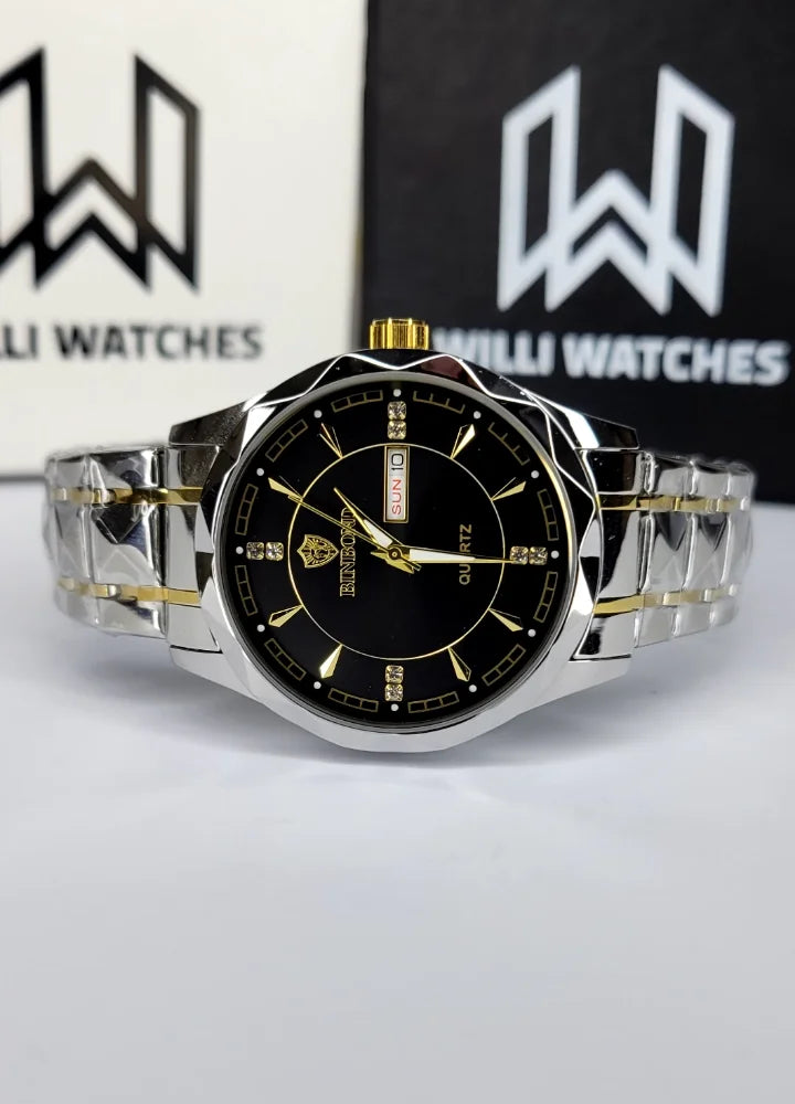 Binbond Two-Tone Black Business Watch BN-002