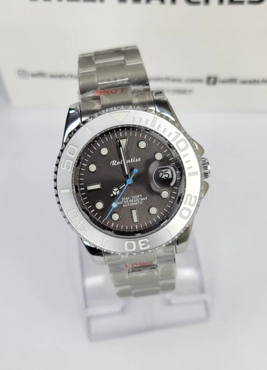 Luxury Silver Automatic Diver Style Men’s Watch SK-020