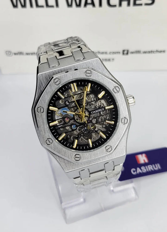 Casirui Luxury Skeleton Automatic Stainless Steel Men’s Watch SK-022