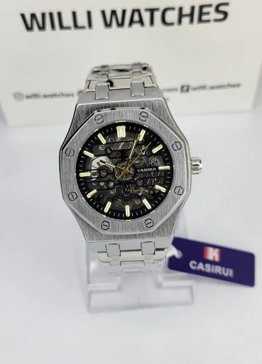 Casirui Luxury Skeleton Automatic Stainless Steel Men’s Watch SK-022