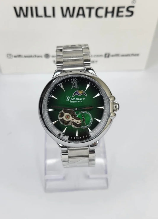 Usamer Luxury Green Dial Automatic Men’s Watch SK-025