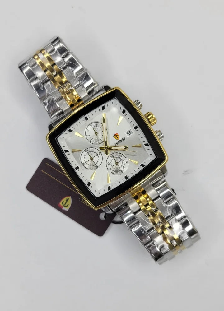 Timkey Boardroom Elite Classic Multi Function Square Men’s Watch TY-001