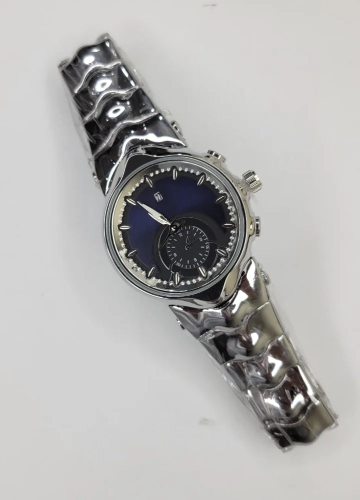 Snake Edition Silver Blue Luxury Men’s Designer Watch SK-026