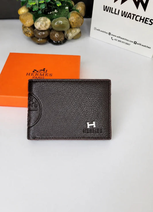 H Business Class Slim Wallet for Men Premium Leather Design WL-005