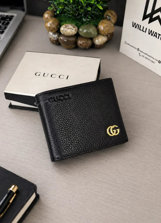 GG Premium Textured Leather Wallet for Men Business Class Look WL-007