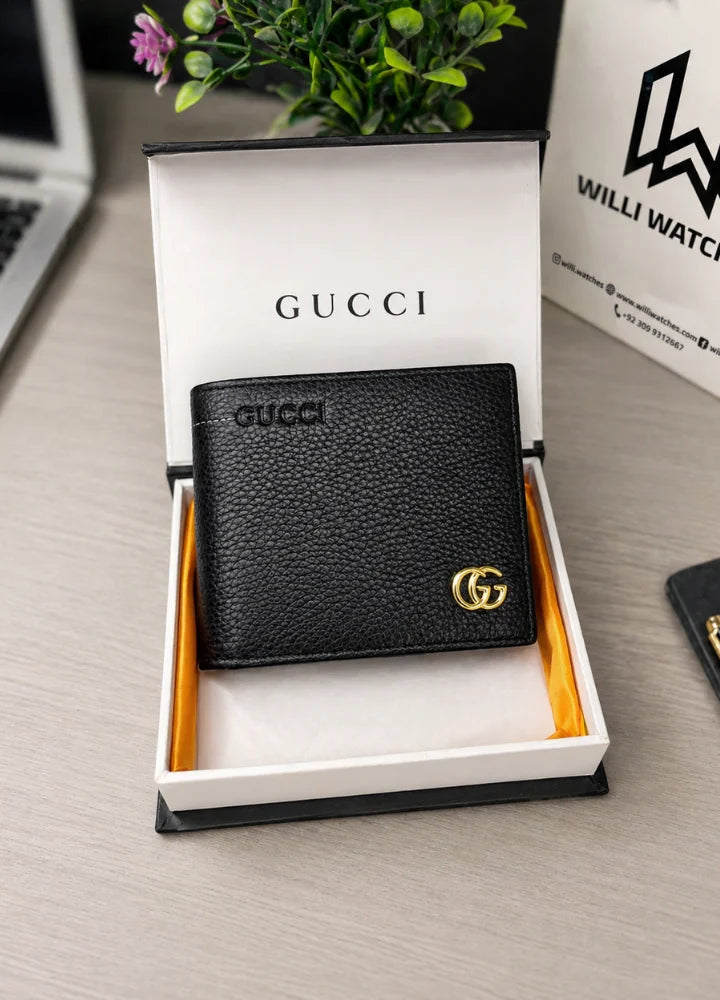 GG Premium Textured Leather Wallet for Men Business Class Look WL-007