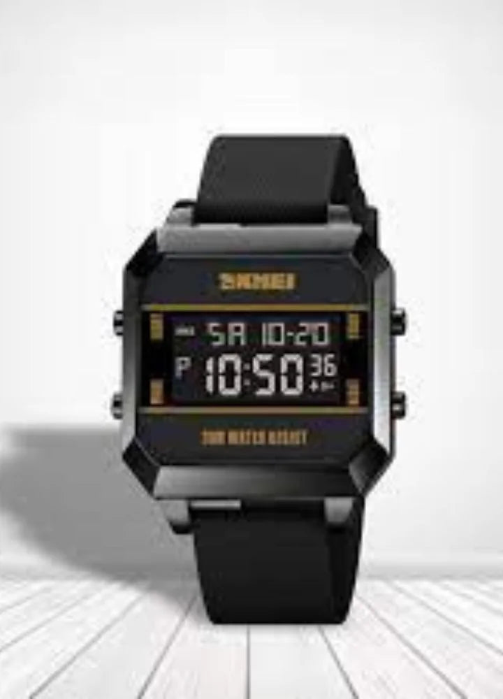 Skmei LED Display Waterproof Multi-Feature Sports Watch S-015
