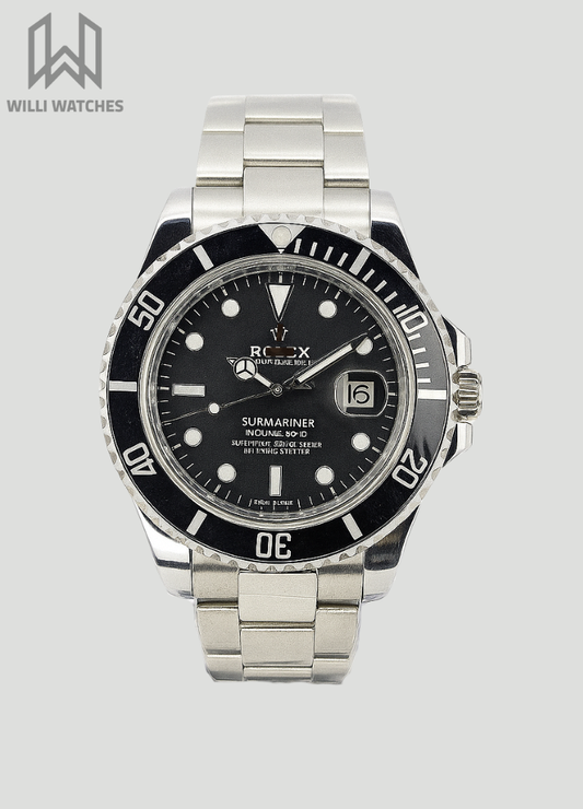 RLX Silver Rotating Bezel Watch with Date Display R-030