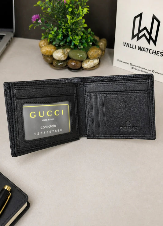 GG Premium Textured Leather Wallet for Men Business Class Look WL-007