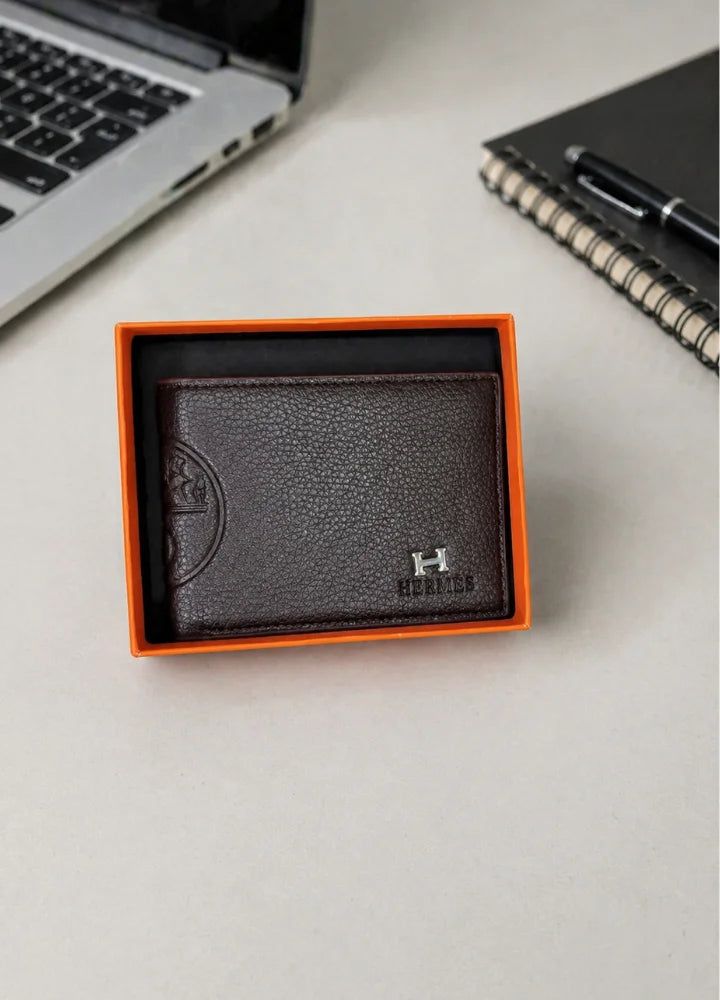 H Business Class Slim Wallet for Men Premium Leather Design WL-005