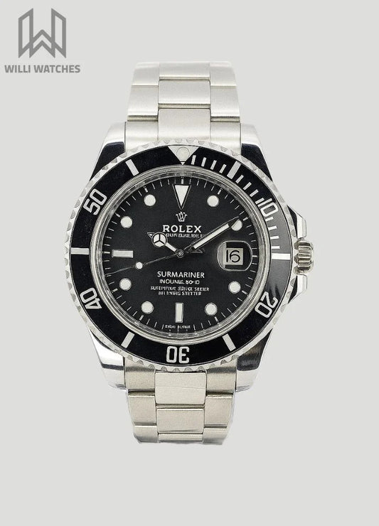 RLX Silver Rotating Bezel Watch with Date Display R-030