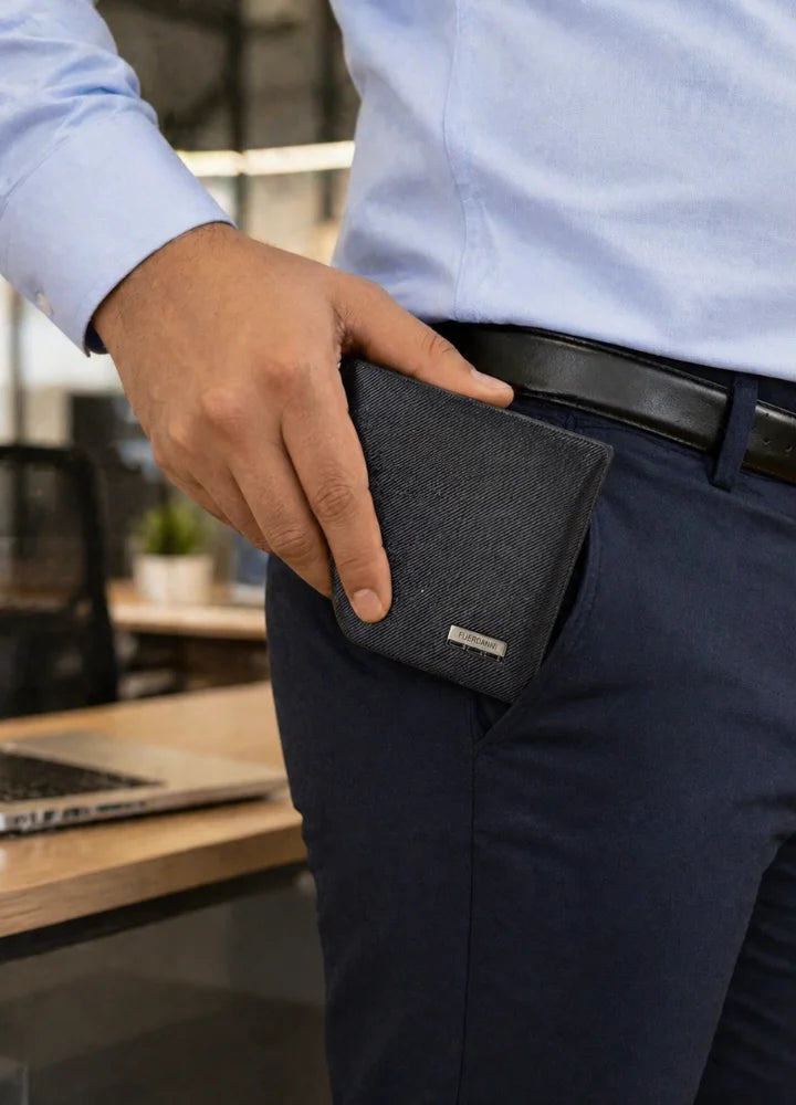 FD Professional Slim Wallet for Men Smart Pocket Carry Design WL-009