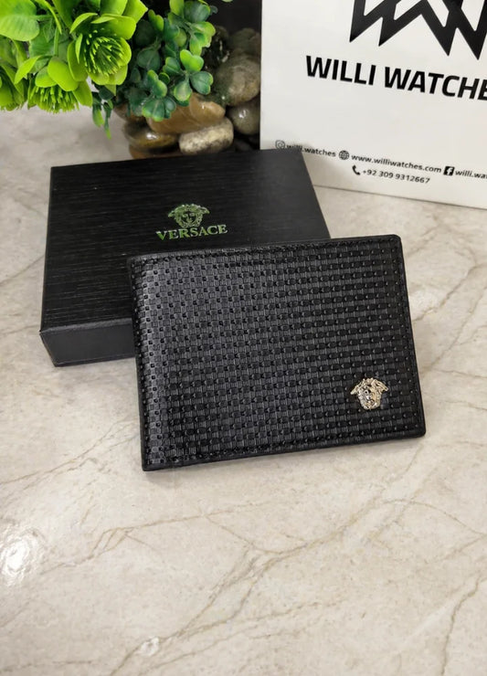 V Premium Pattern Leather Wallet for Men Smart Business Look WL-011
