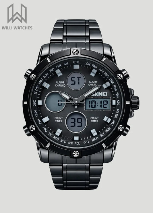 Skmei Black Dual Display Watch S-003