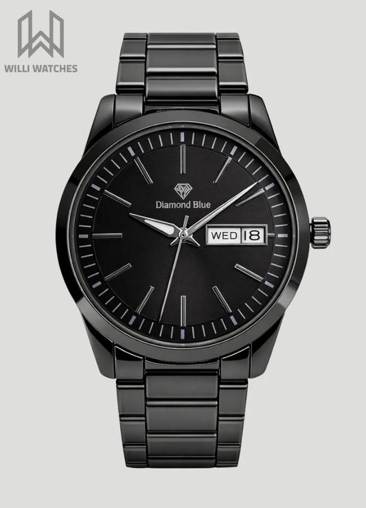 Prime Executive Look Black Day-Date Watch DI-023