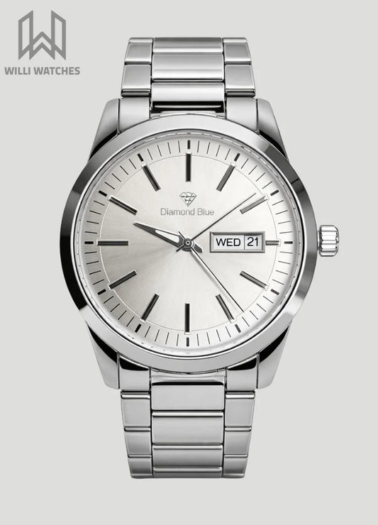 Prime Executive Touch Silver with Gray Dial Steel Watch DI-028