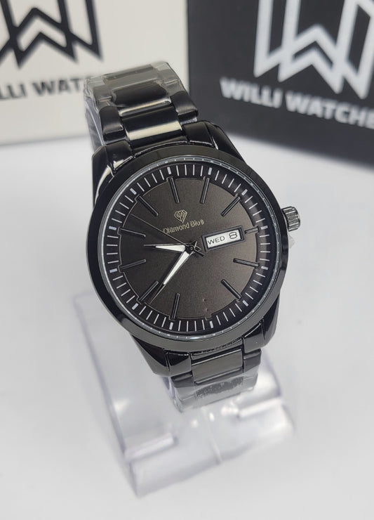 Prime Executive Look Black Day-Date Watch DI-023
