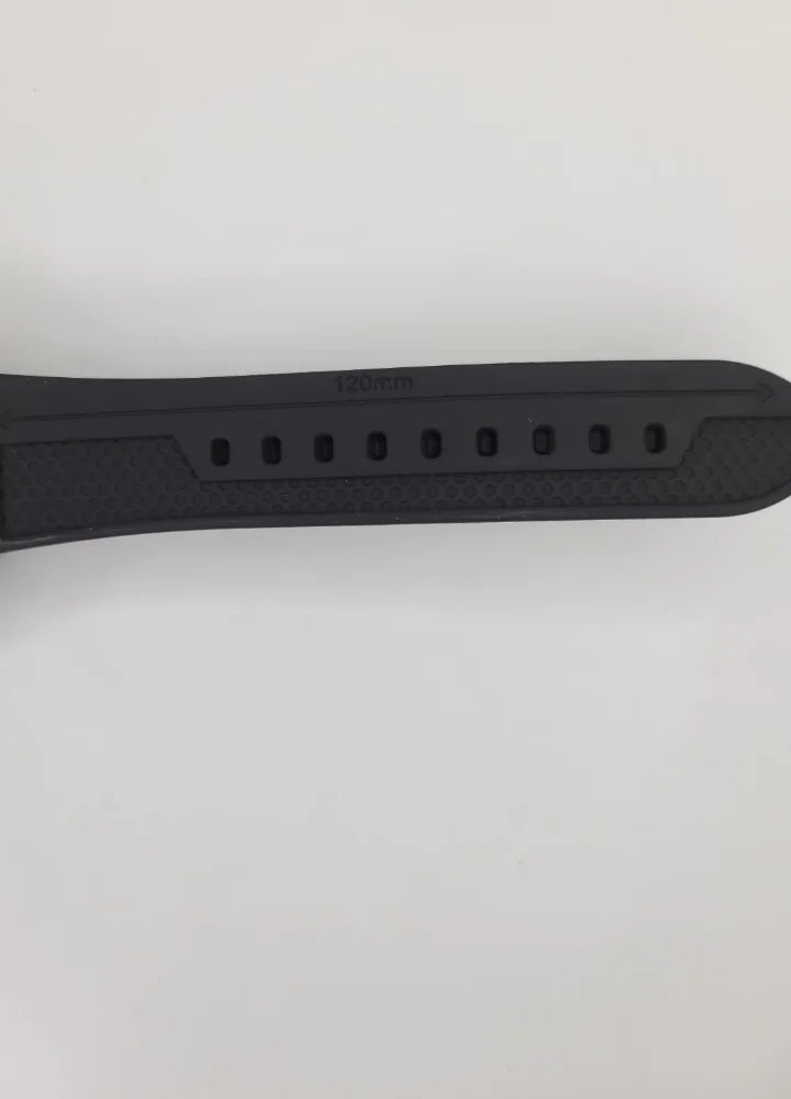 Executive Sports Chronograph Watch with Premium Black Silicone Strap SP-012