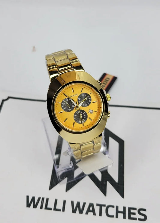IRADO Gold Black Date Watch ID-005