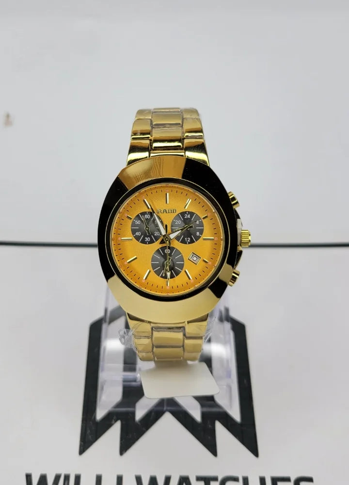 IRADO Gold Black Date Watch ID-005