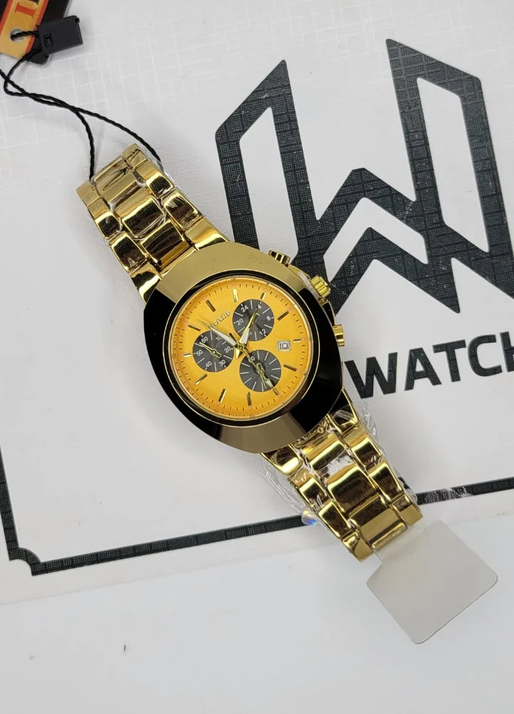 IRADO Gold Black Date Watch ID-005
