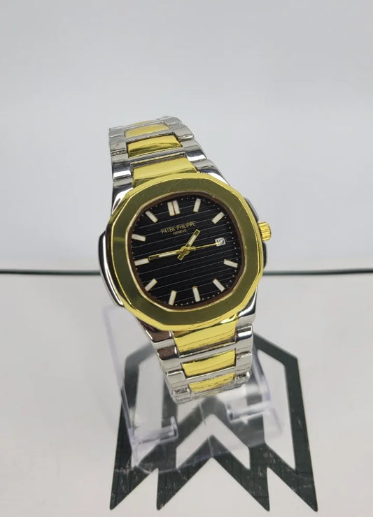 Elegant Two Tone Watch with Working Date | PP Design PP-004