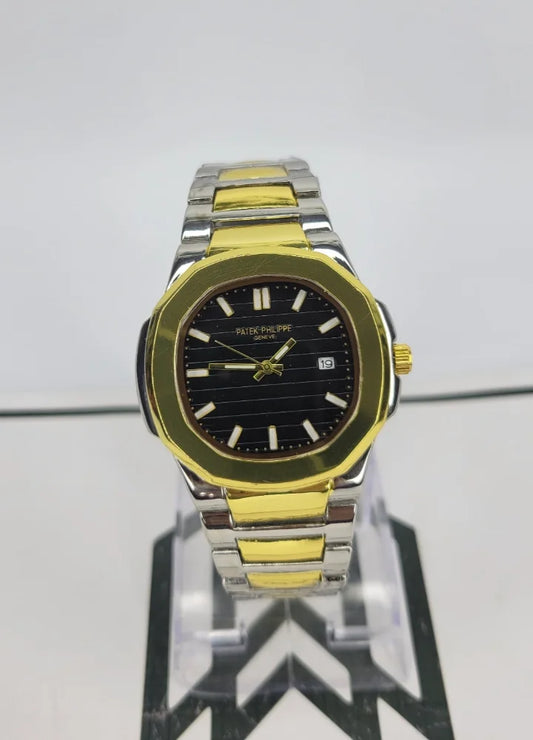 Elegant Two Tone Watch with Working Date | PP Design PP-004