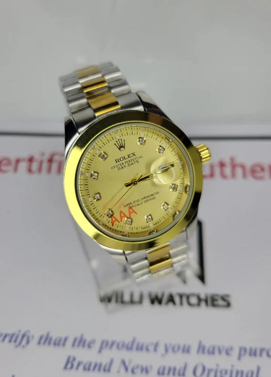 RLX Two-Tone Gold Dial with Date R-007