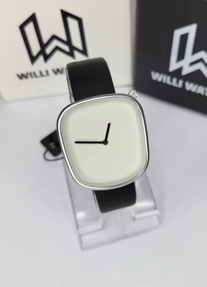 Classic Black Strap Watch – Simple & Stylish TM-020