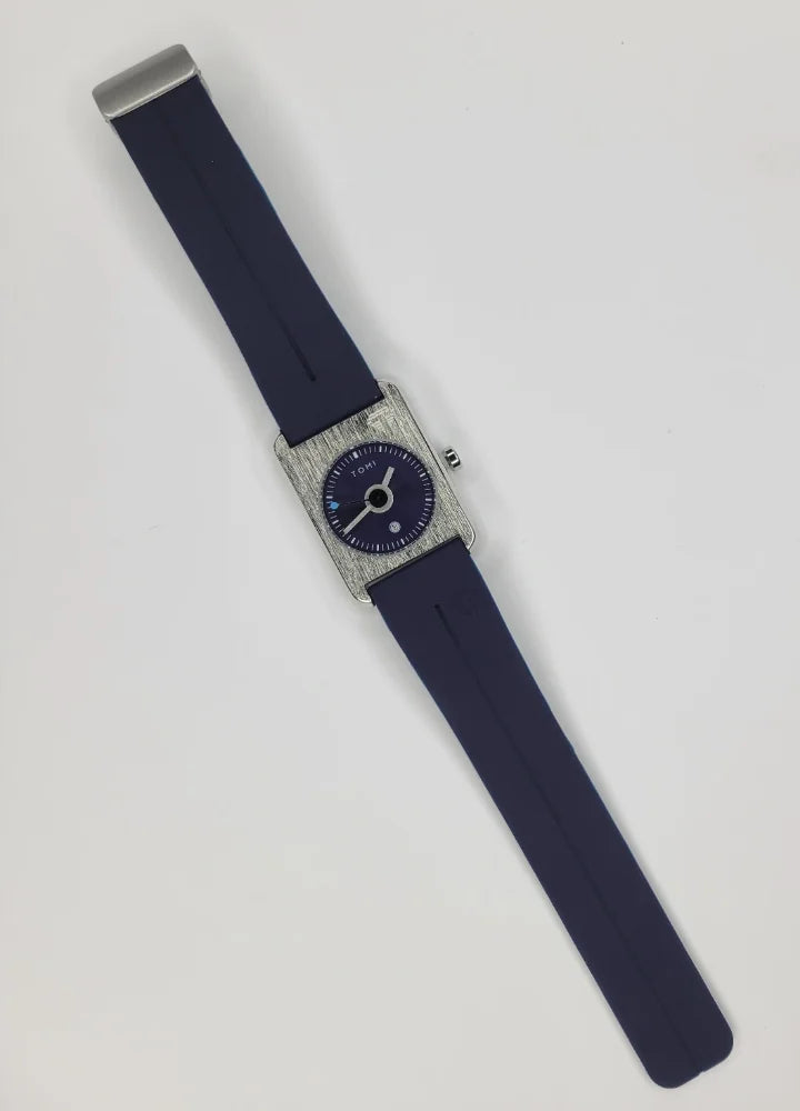 TOMI Blue Magnet Watch – Unisex, Date Display TM-027