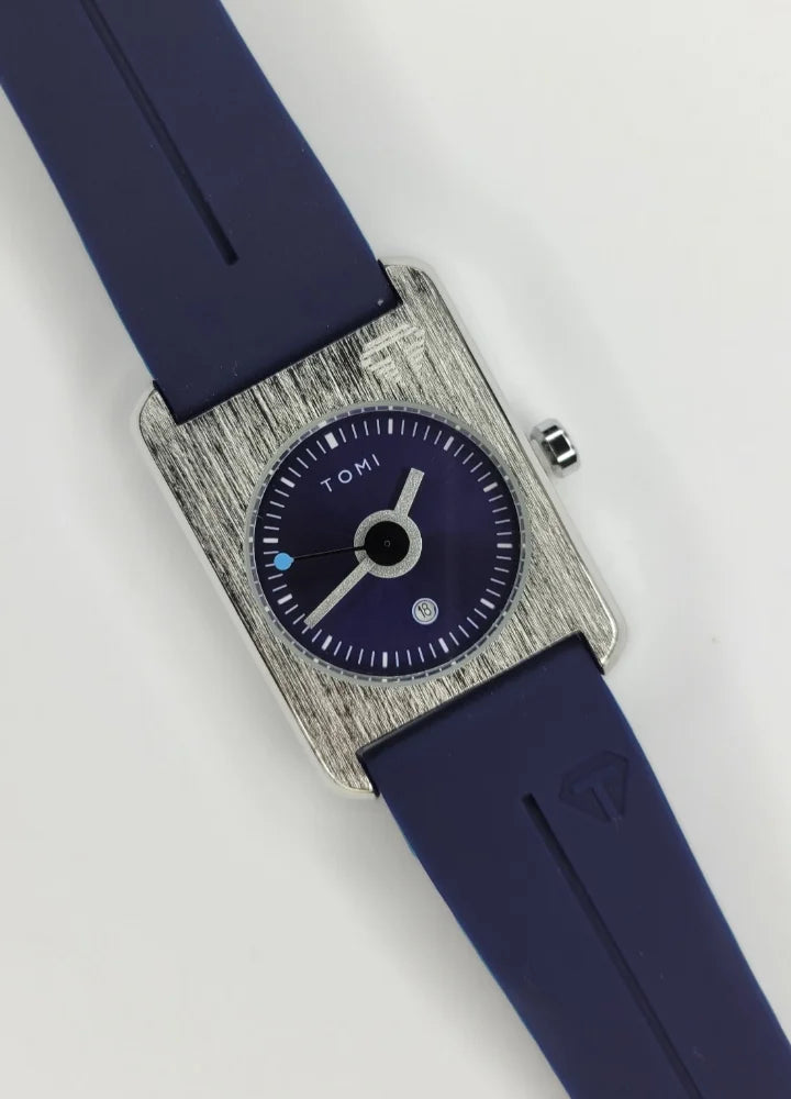 TOMI Blue Magnet Watch – Unisex, Date Display TM-027