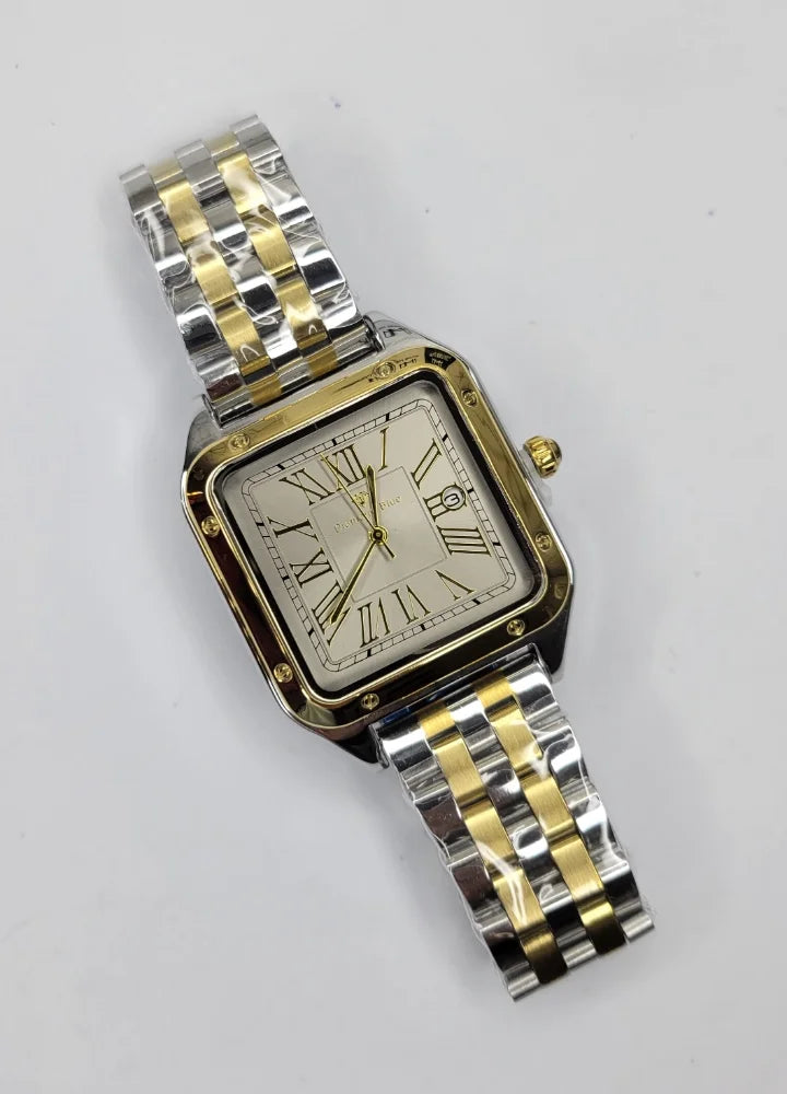 Diamond Blue Business Class Gray Dial Square Watch DI-021