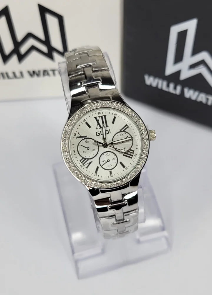 GUQI Elegant Silver Lady’s Watch FM-032