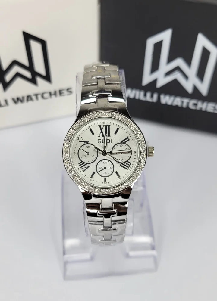 GUQI Elegant Silver Lady’s Watch FM-032